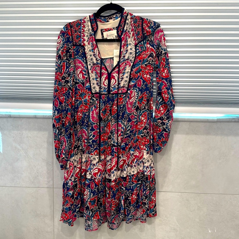 Paisley print dress